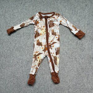 Little Sleepies Beary Sleepy Zippy (0-3M)